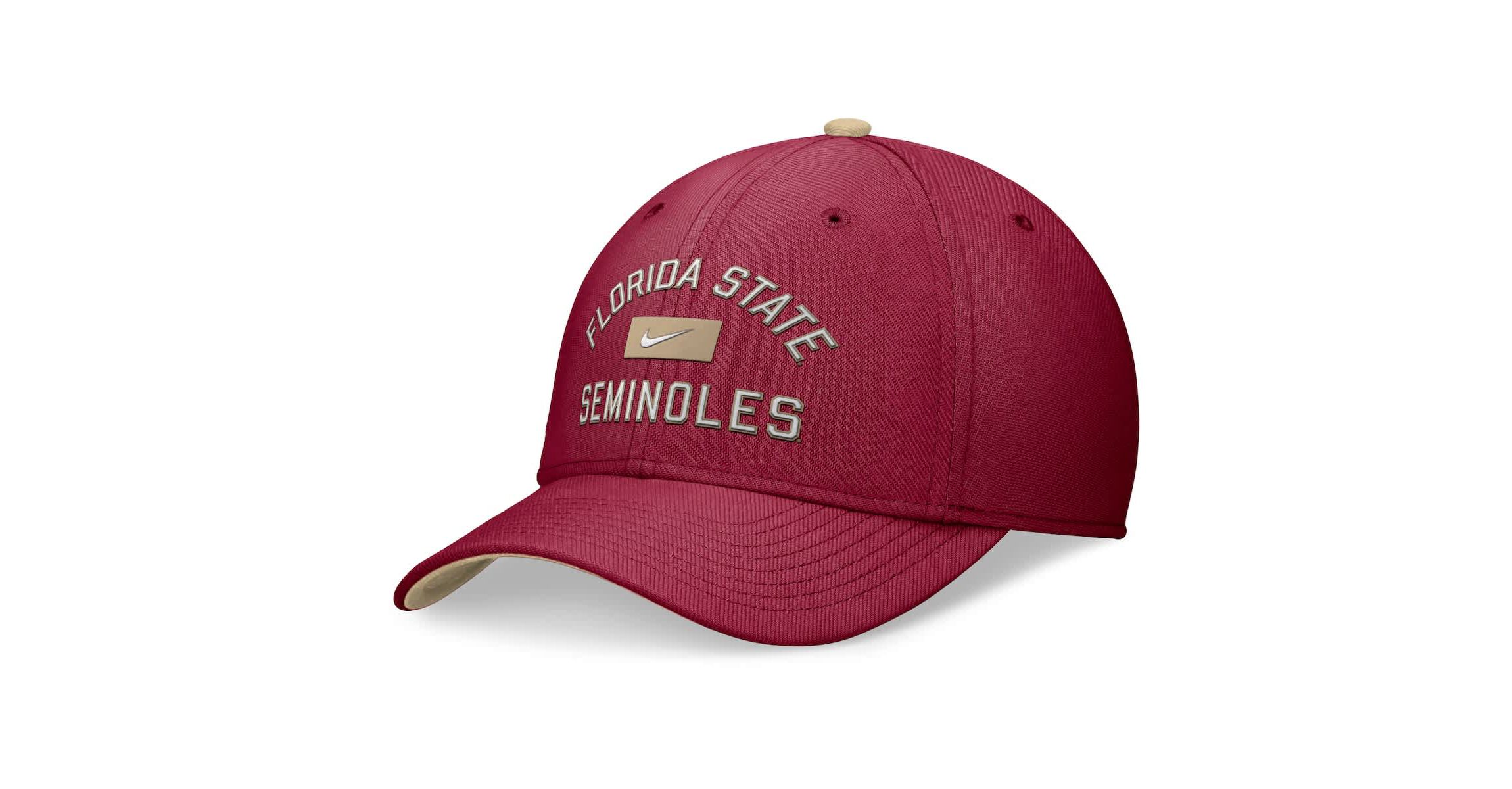 NCAA Nike Florida State Seminoles Primetime Rise Swoosh Flex Hat