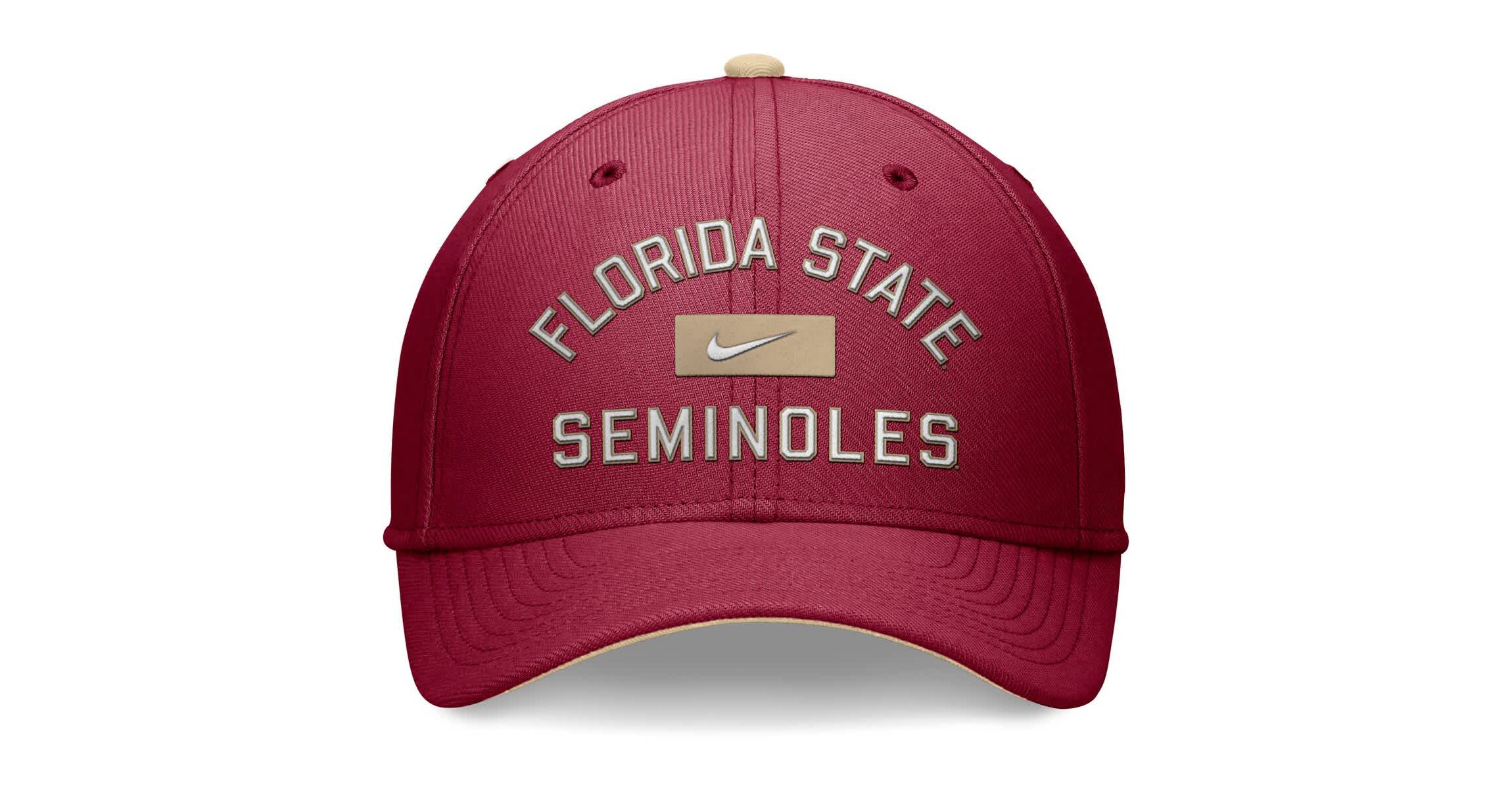 NCAA Nike Florida State Seminoles Primetime Rise Swoosh Flex Hat