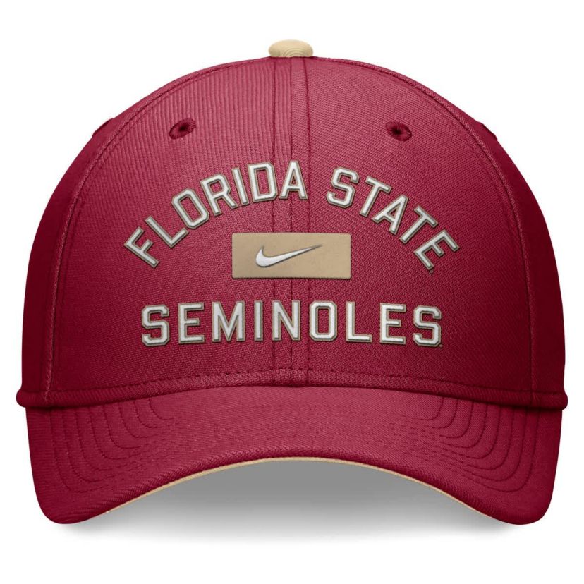 NCAA Nike Florida State Seminoles Primetime Rise Swoosh Flex Hat