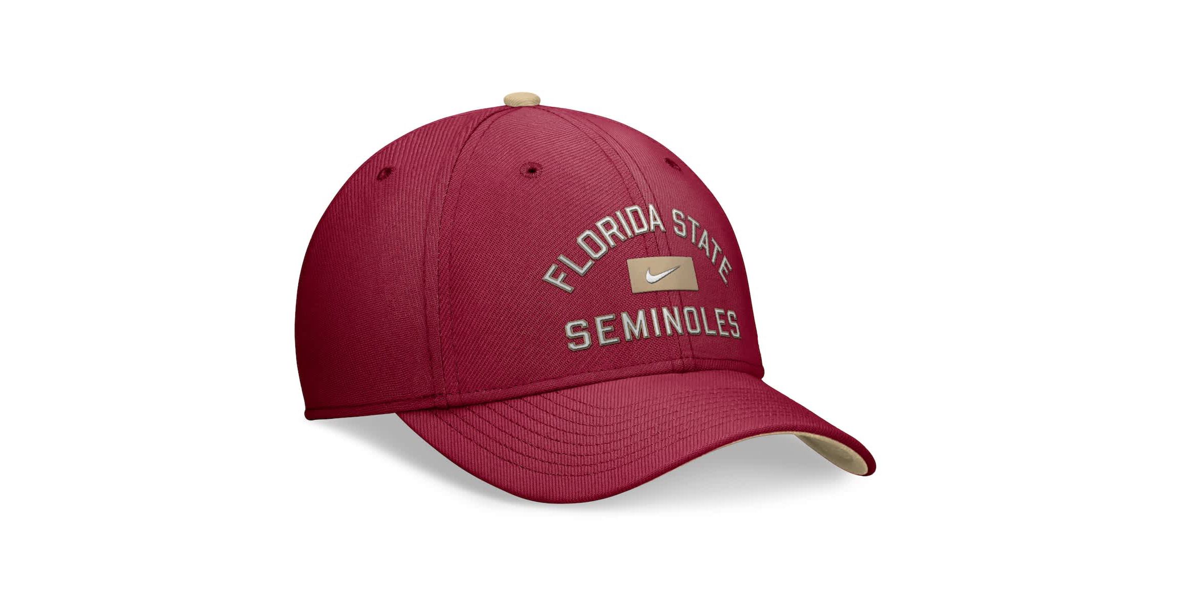 NCAA Nike Florida State Seminoles Primetime Rise Swoosh Flex Hat