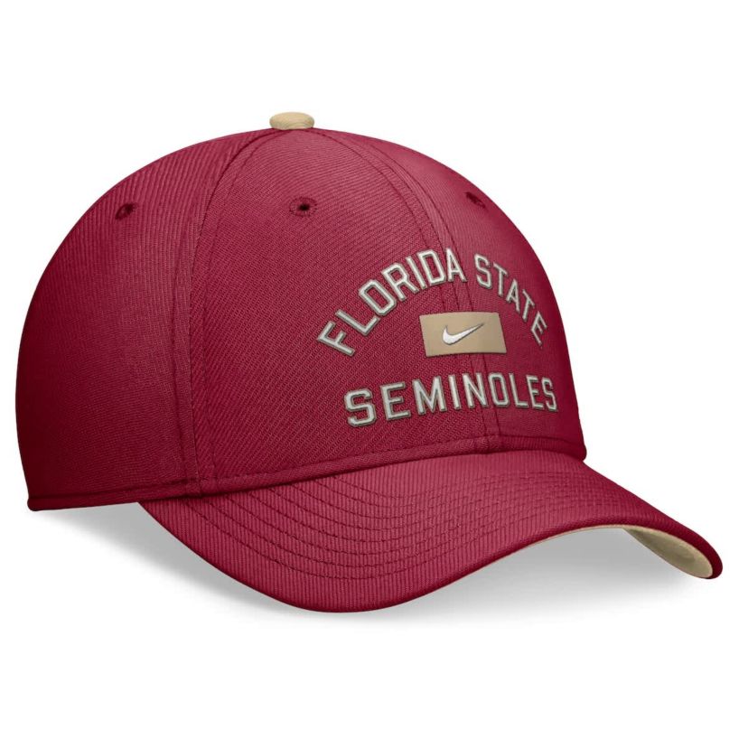 NCAA Nike Florida State Seminoles Primetime Rise Swoosh Flex Hat