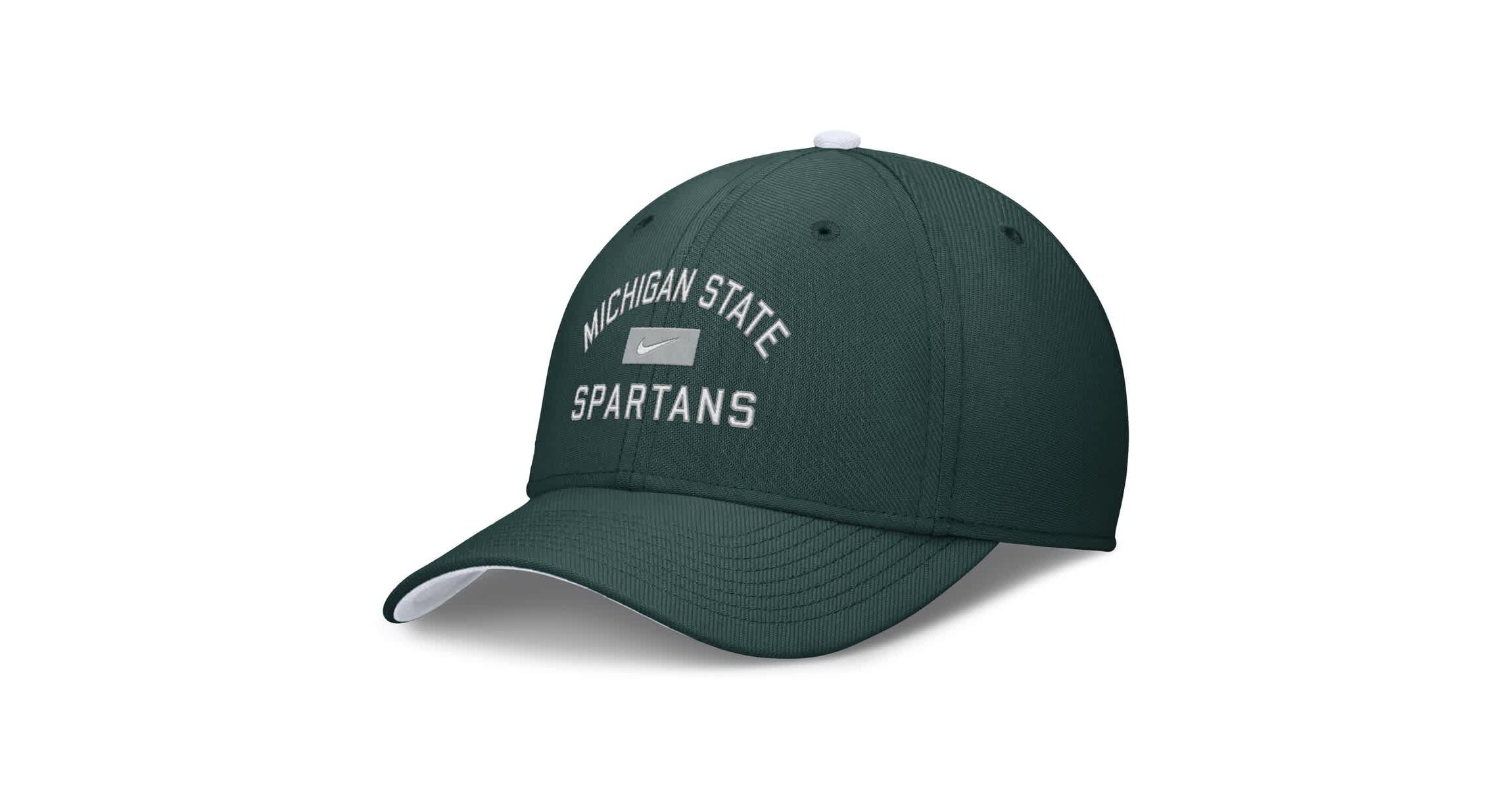 NCAA Nike Michigan State Spartans Primetime Rise Swoosh Flex Hat