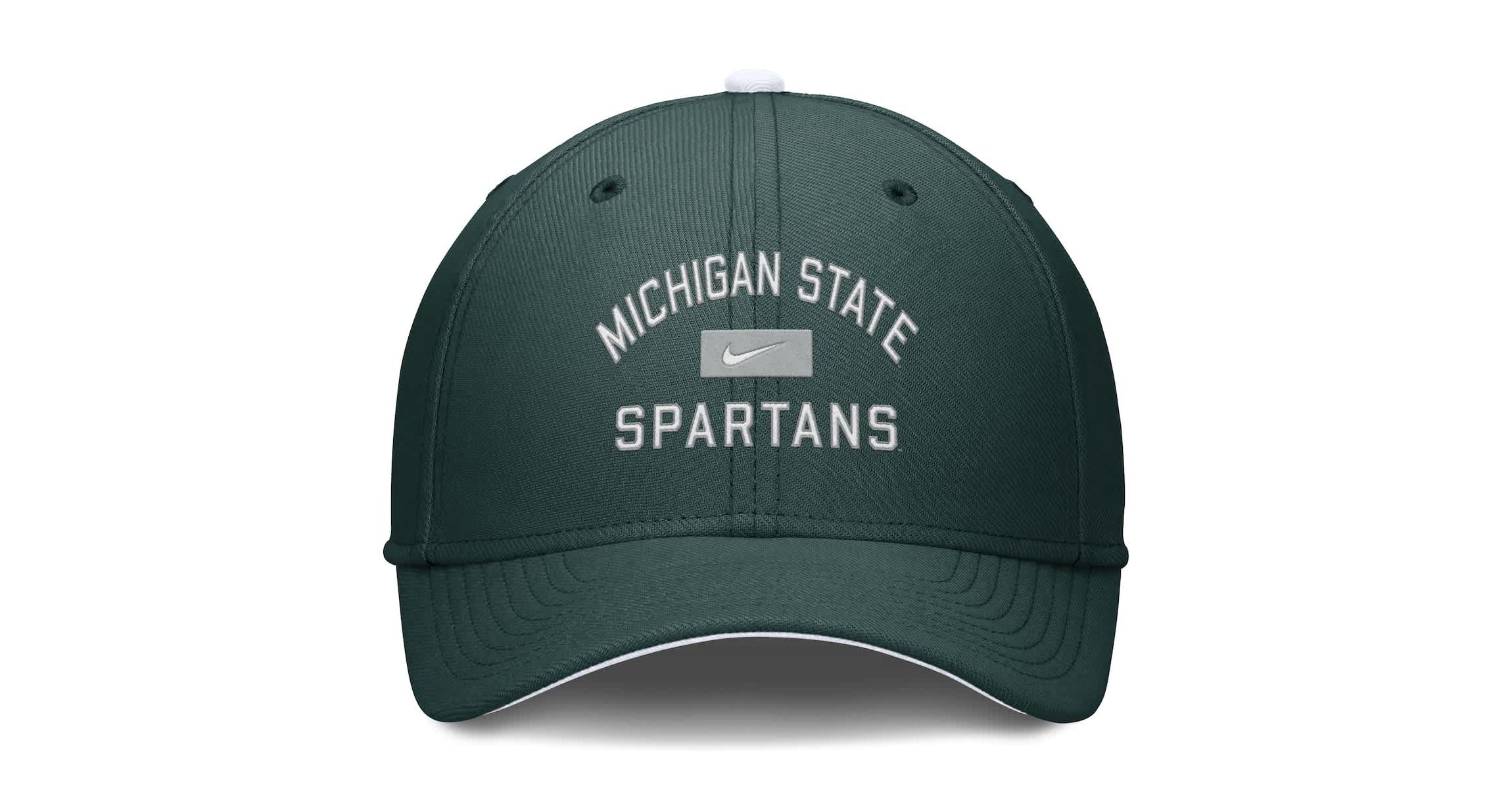NCAA Nike Michigan State Spartans Primetime Rise Swoosh Flex Hat