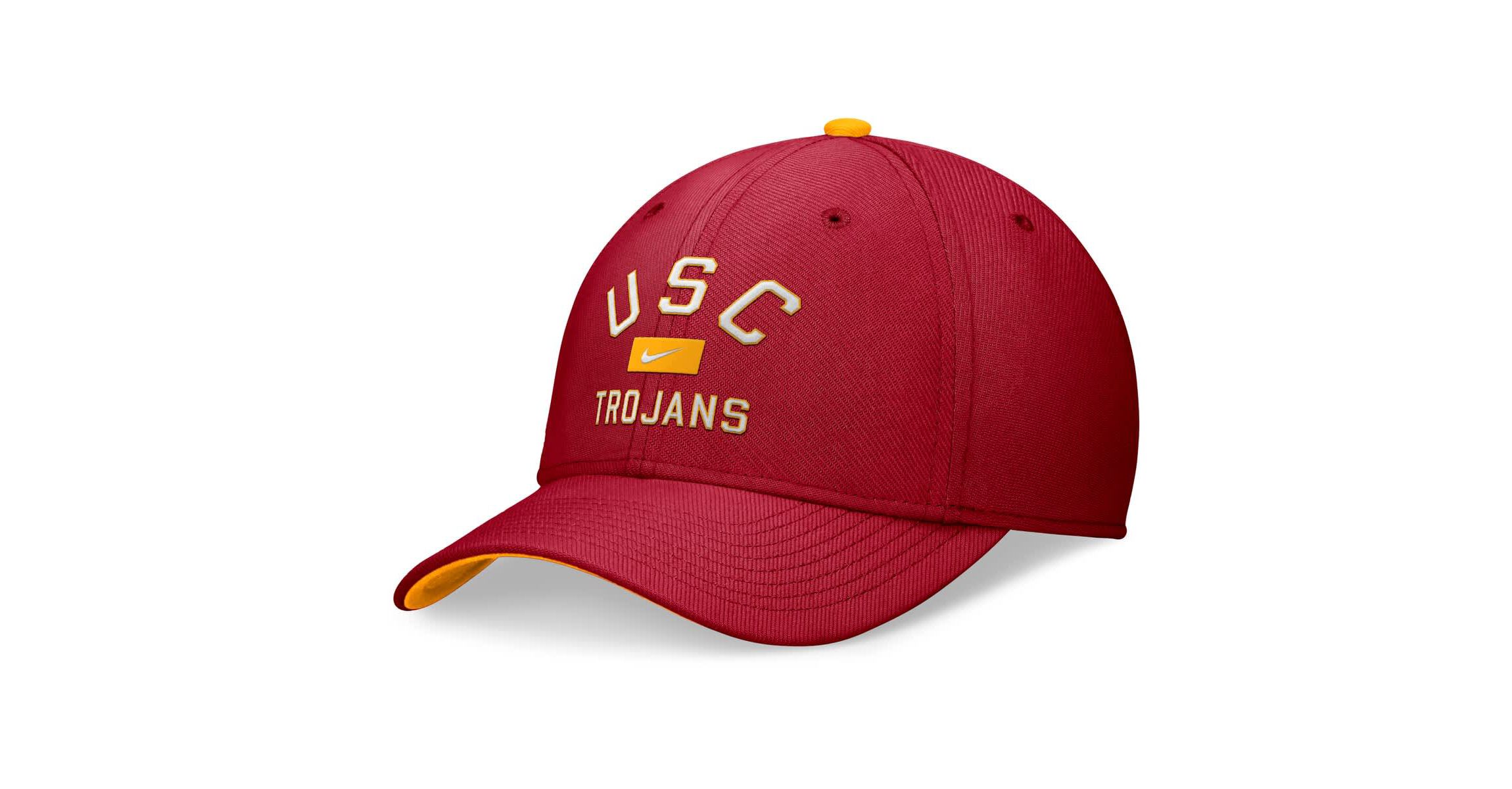 NCAA Nike USC Trojans Primetime Rise Swoosh Flex Hat