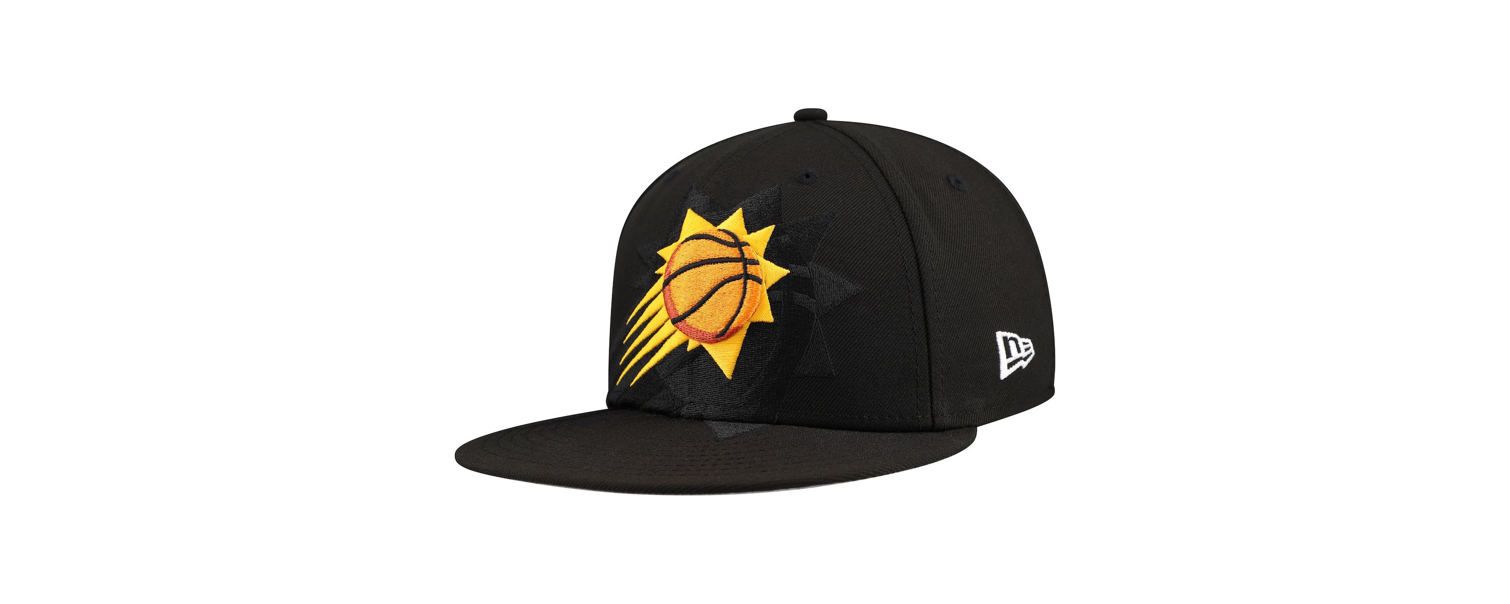 NBA Phoenix Suns Blackout Shadow Logo 59FIFTY Fitted Hat