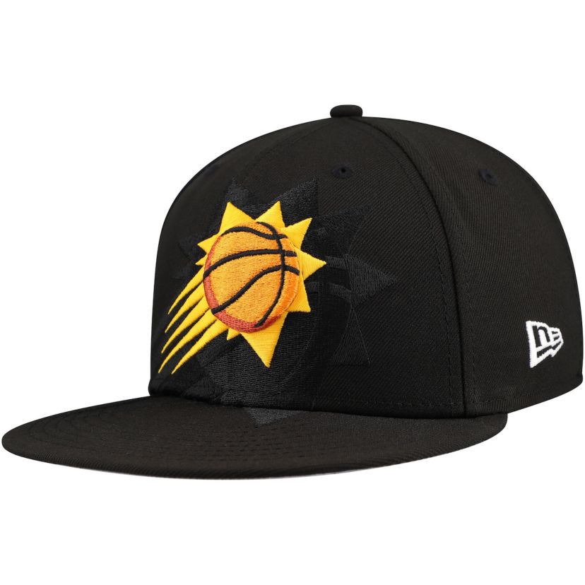 NBA Phoenix Suns Blackout Shadow Logo 59FIFTY Fitted Hat