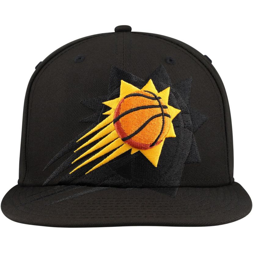 NBA Phoenix Suns Blackout Shadow Logo 59FIFTY Fitted Hat