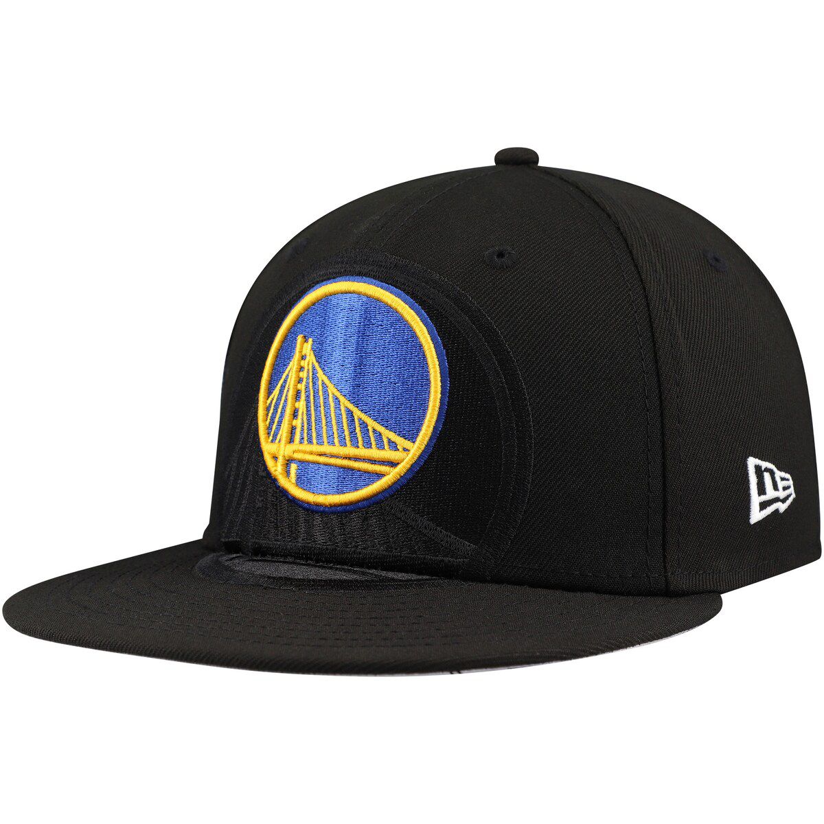 NBA Golden State Warriors Blackout Shadow Logo 59FIFTY Fitted Hat
