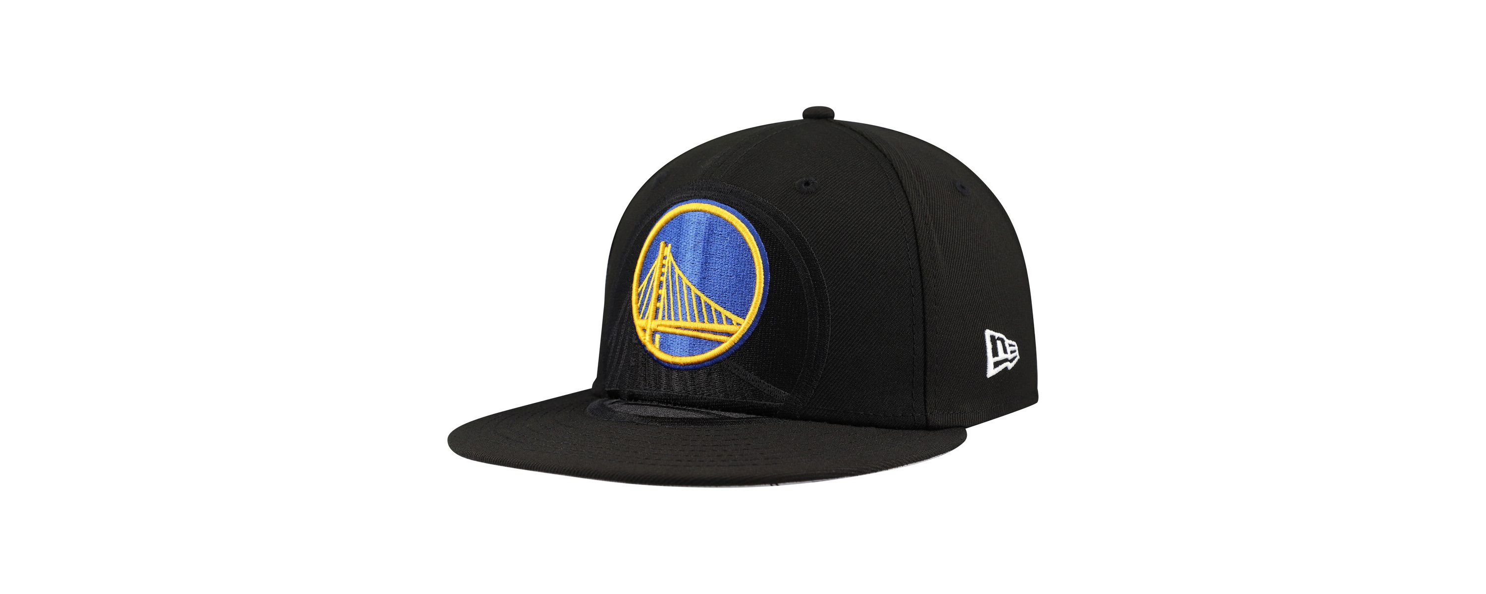 NBA Golden State Warriors Blackout Shadow Logo 59FIFTY Fitted Hat