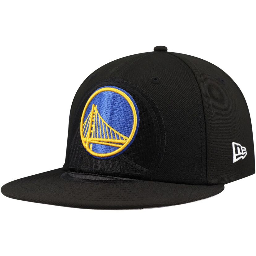 NBA Golden State Warriors Blackout Shadow Logo 59FIFTY Fitted Hat