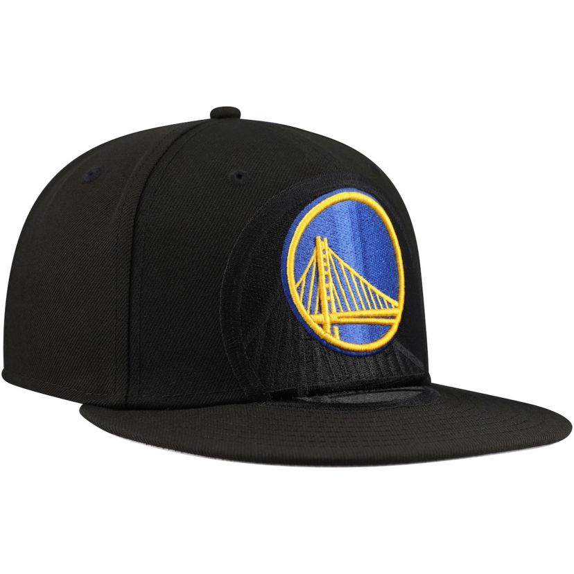 NBA Golden State Warriors Blackout Shadow Logo 59FIFTY Fitted Hat