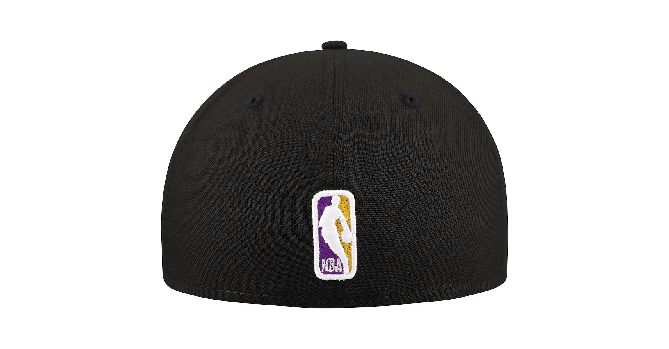 NBA Los Angeles Lakers Blackout Shadow Logo 59FIFTY Fitted Hat