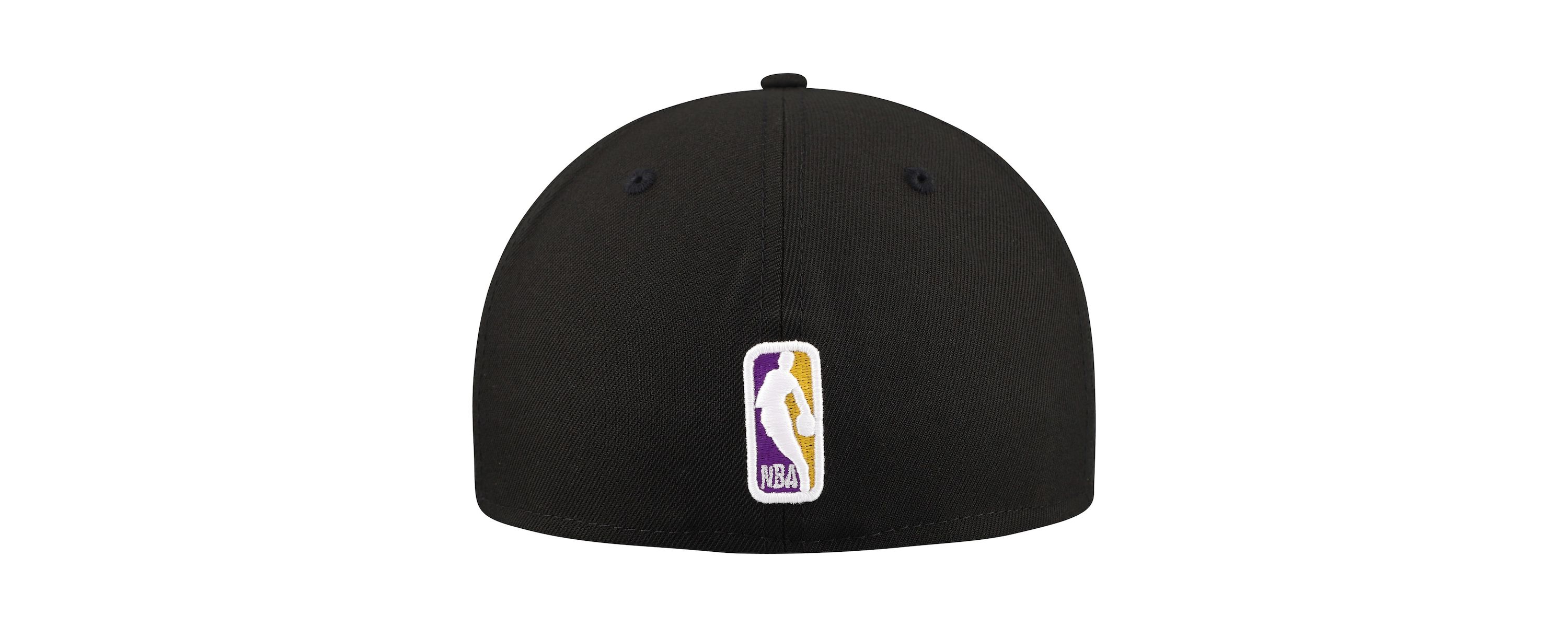 NBA Los Angeles Lakers Blackout Shadow Logo 59FIFTY Fitted Hat