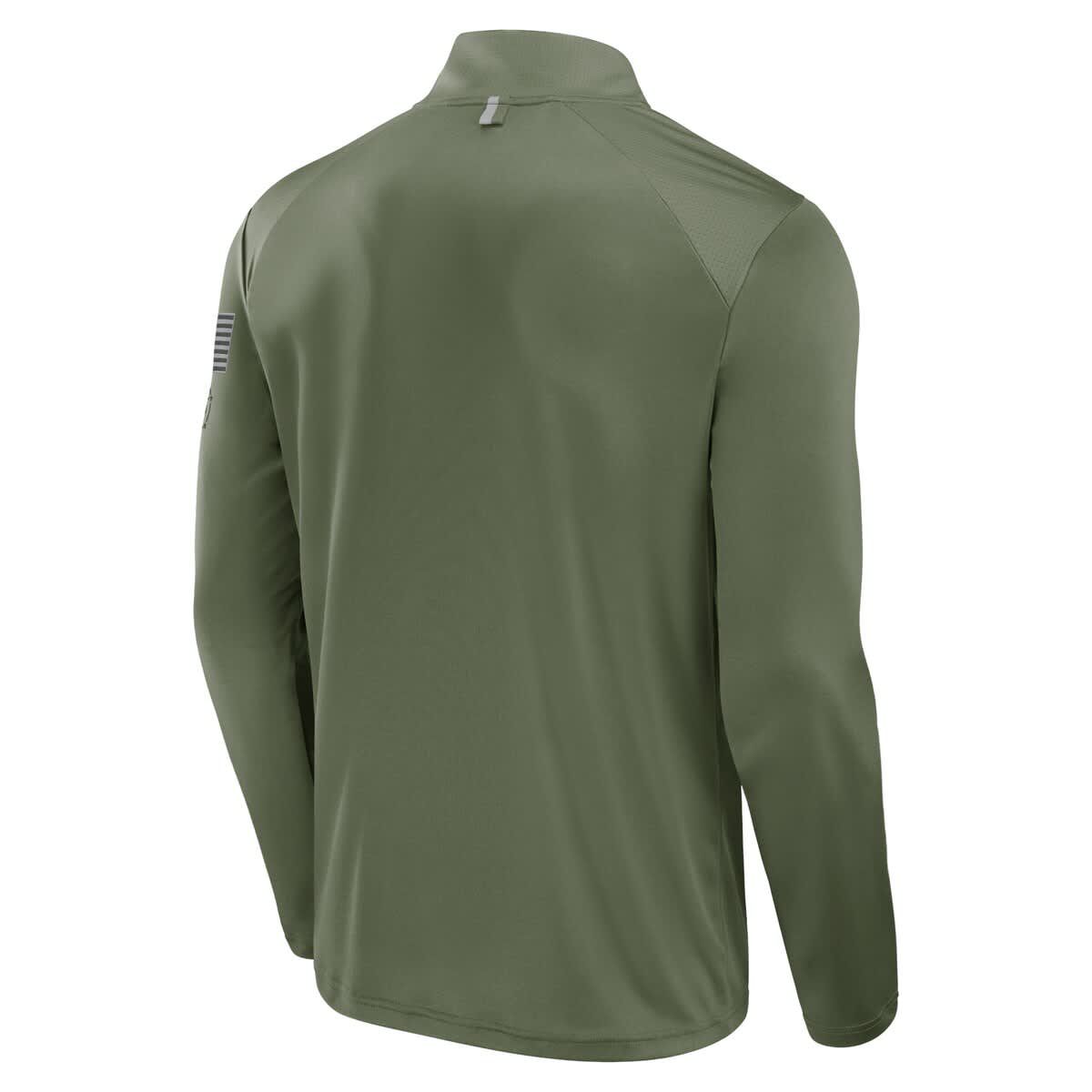 NCAA Fanatics Notre Dame Fighting Irish OHT Military Appreciation Defender Quarter-Zip Jacket