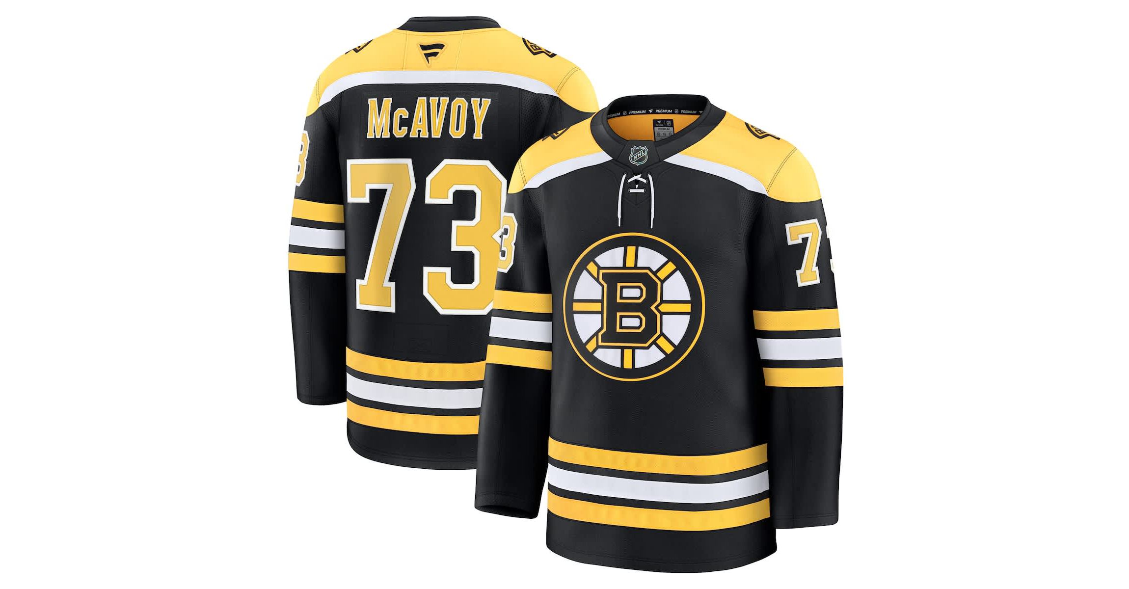 NHL Fanatics Charlie McAvoy Home Premium Jersey