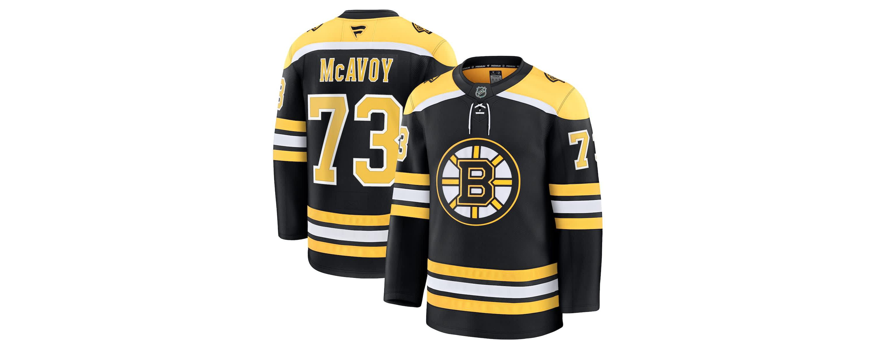 NHL Fanatics Charlie McAvoy Home Premium Jersey
