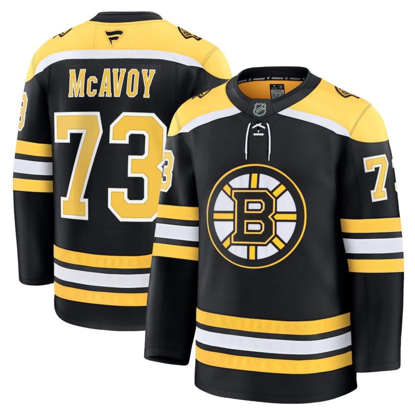 NHL Fanatics Charlie McAvoy Home Premium Jersey
