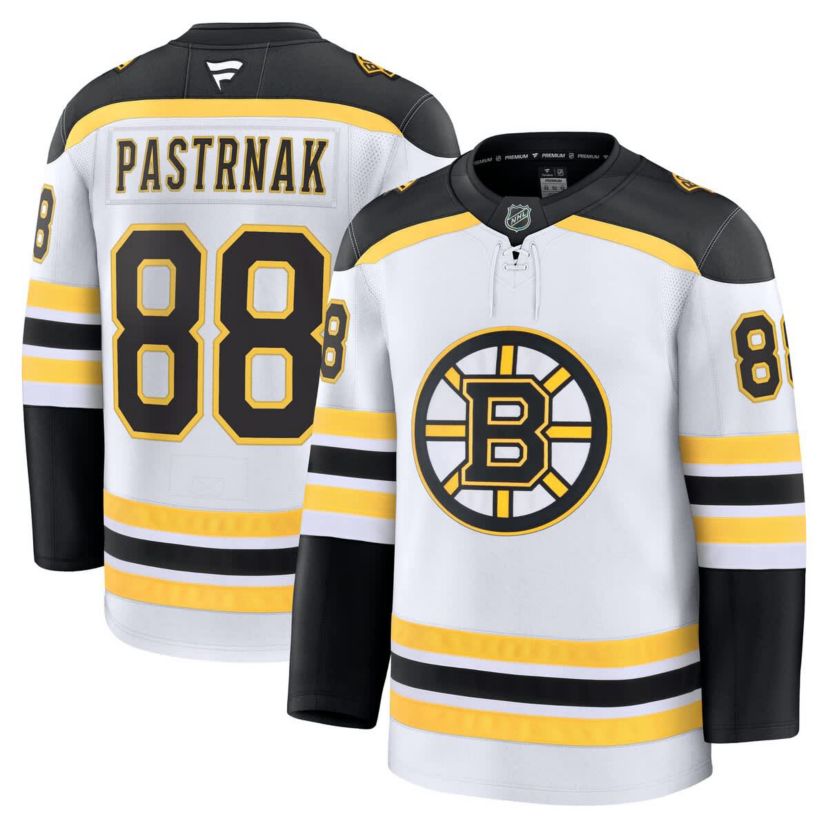 NHL Fanatics David Pastrnak Away Premium Jersey
