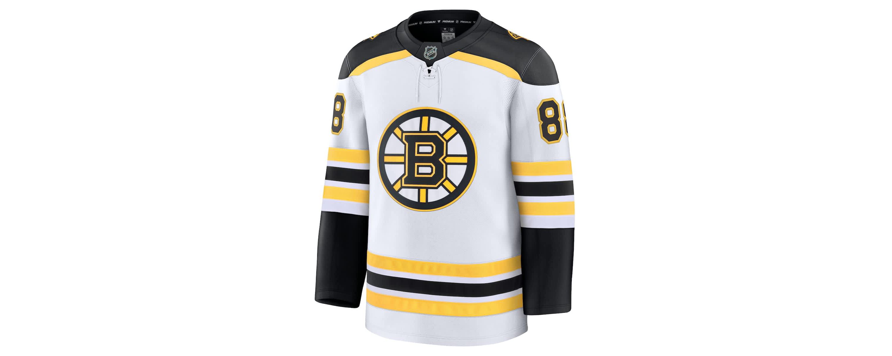 NHL Fanatics David Pastrnak Away Premium Jersey