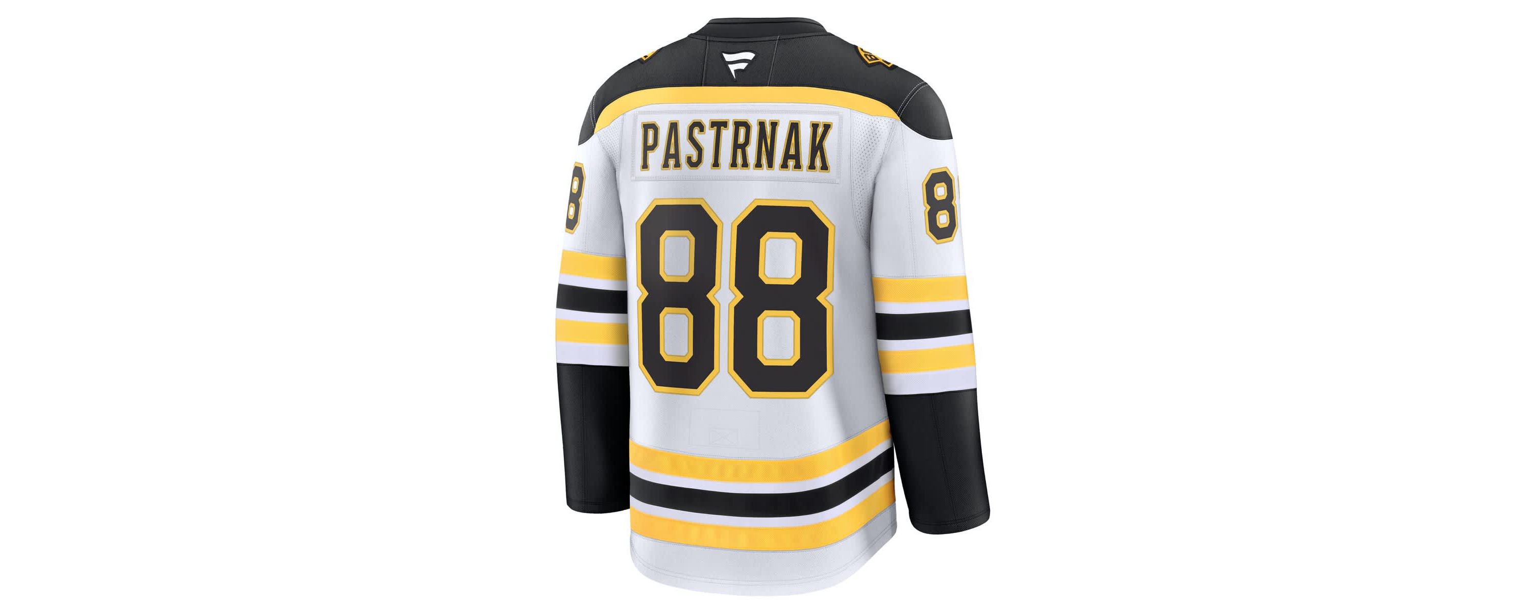 NHL Fanatics David Pastrnak Away Premium Jersey