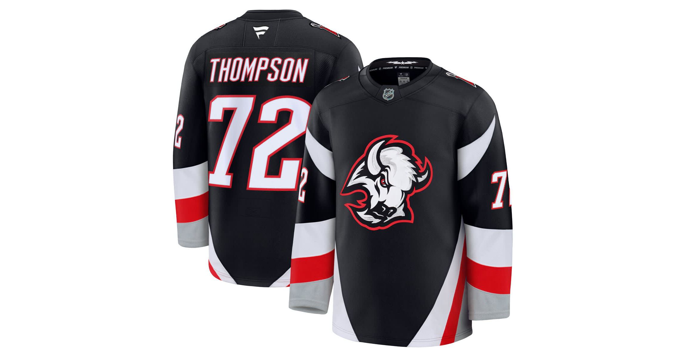 NHL Fanatics Tage Thompson Buffalo Sabres Alternate Premium Jersey