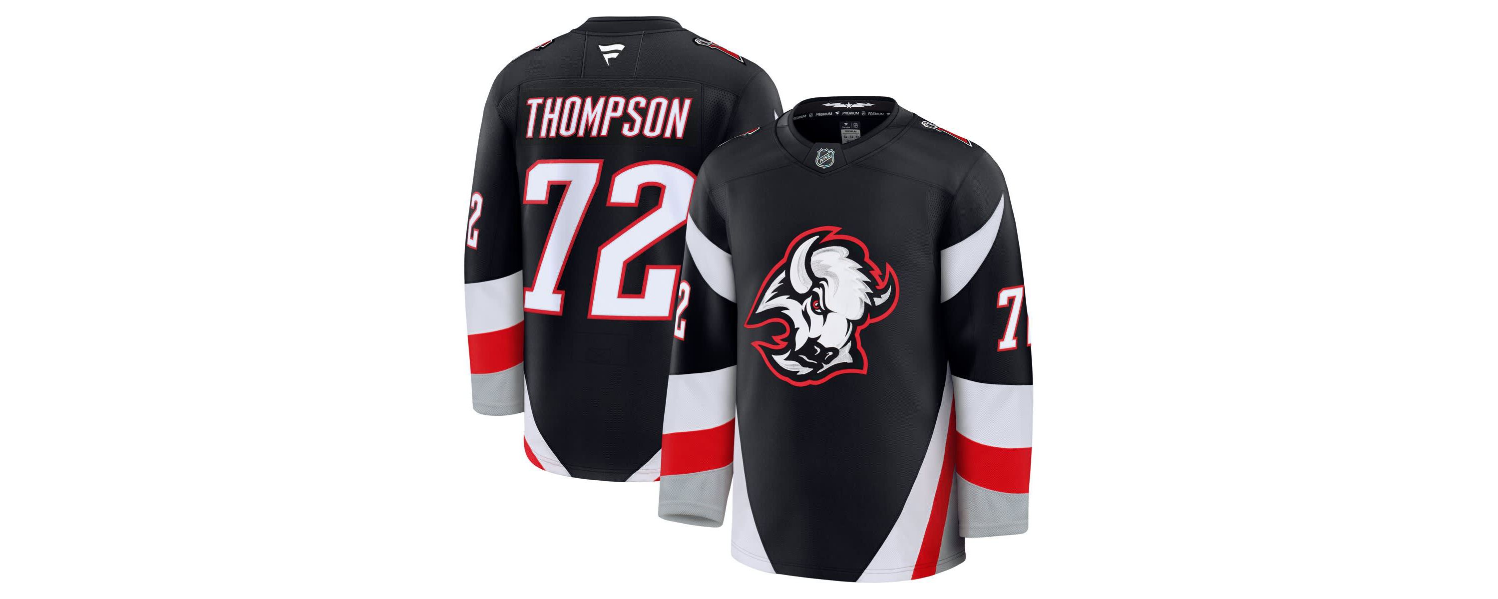 NHL Fanatics Tage Thompson Buffalo Sabres Alternate Premium Jersey