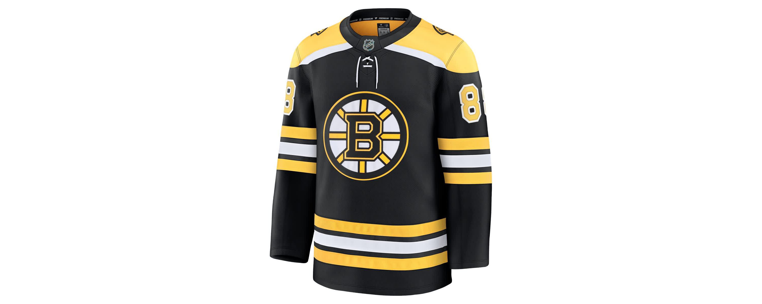 NHL Fanatics David Pastrnak Home Premium Jersey