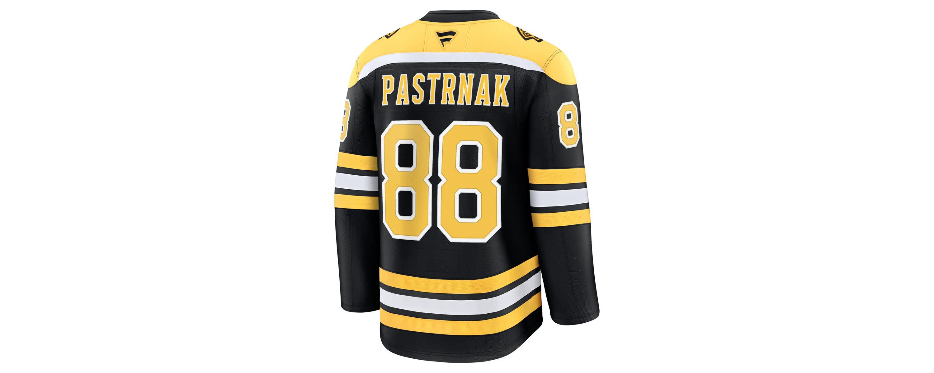 NHL Fanatics David Pastrnak Home Premium Jersey