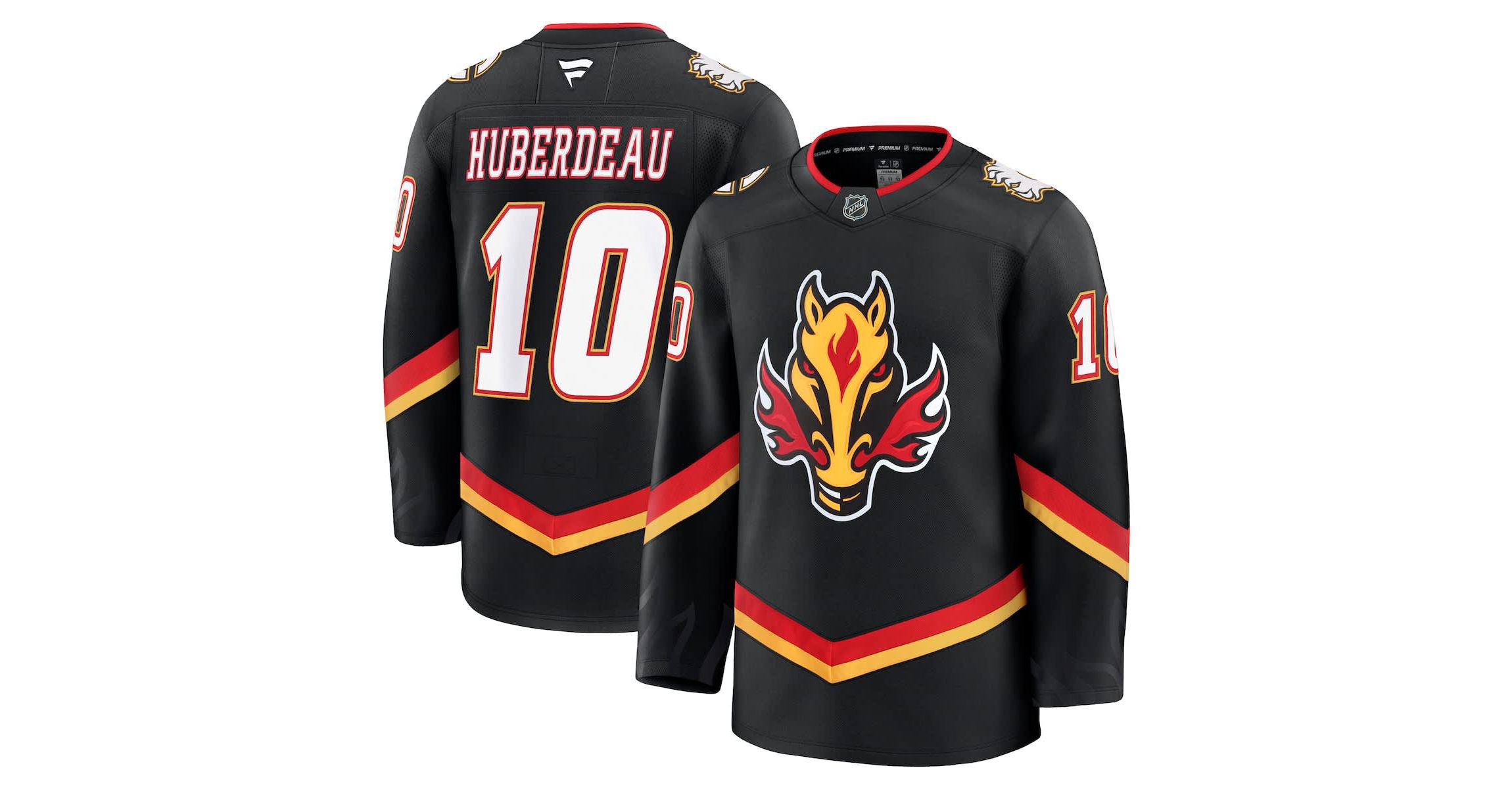 NHL Fanatics Jonathan Huberdeau Calgary Flames Alternate Premium Jersey