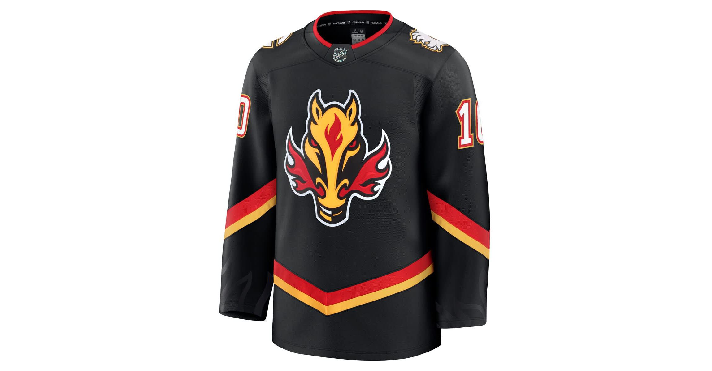 NHL Fanatics Jonathan Huberdeau Calgary Flames Alternate Premium Jersey