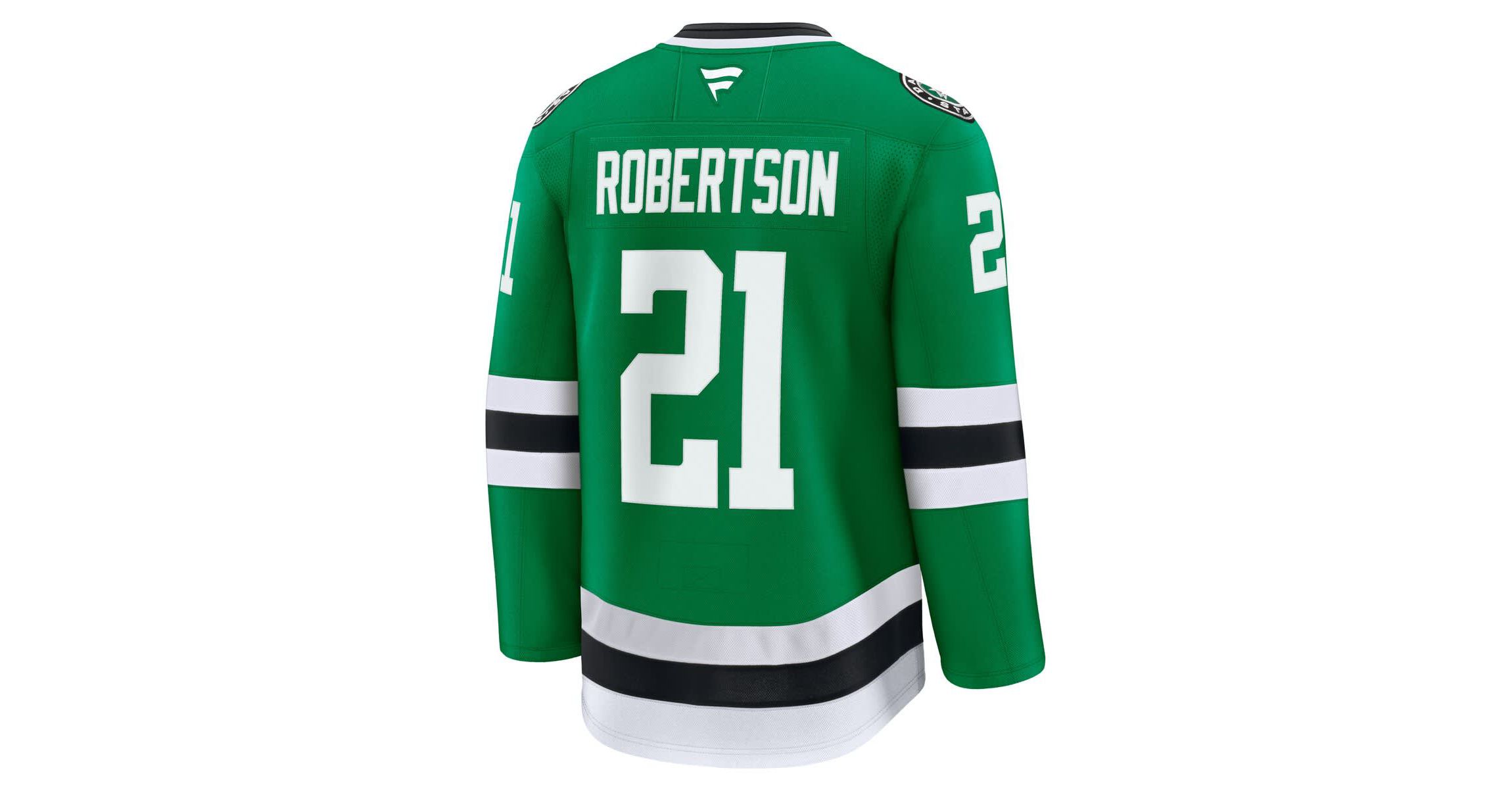 NHL Fanatics Jason Robertson Kelly Dallas Stars Home Premium Jersey