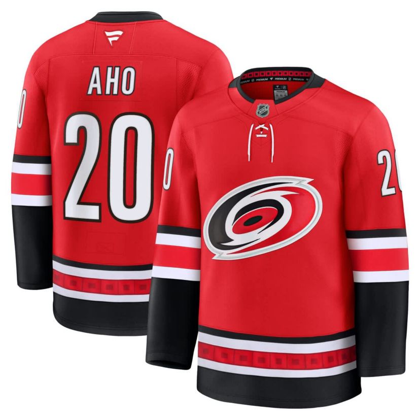 NHL Fanatics Sebastian Aho Carolina Hurricanes Alternate Premium Jersey