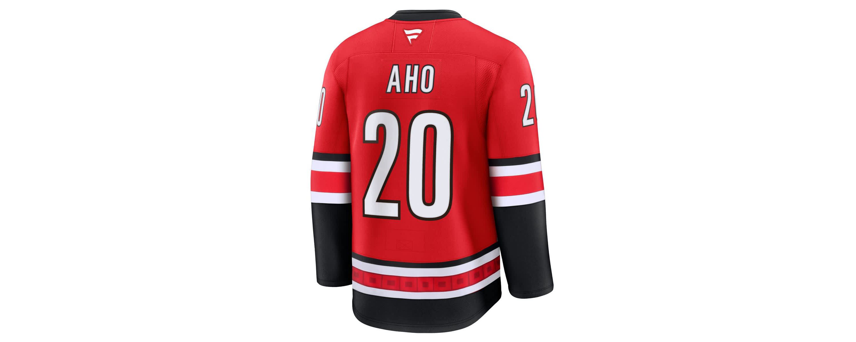 NHL Fanatics Sebastian Aho Carolina Hurricanes Alternate Premium Jersey