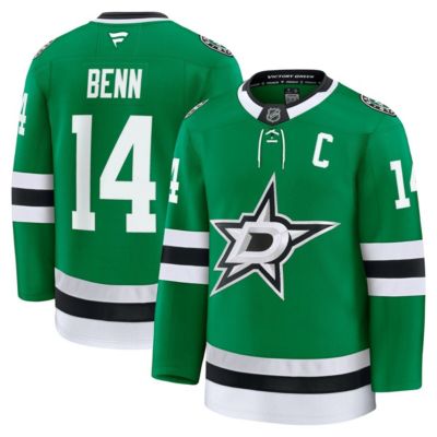 Men's NHL Fanatics Jamie Benn Kelly Dallas Stars Home Premium Jersey, Green, 60 Regular