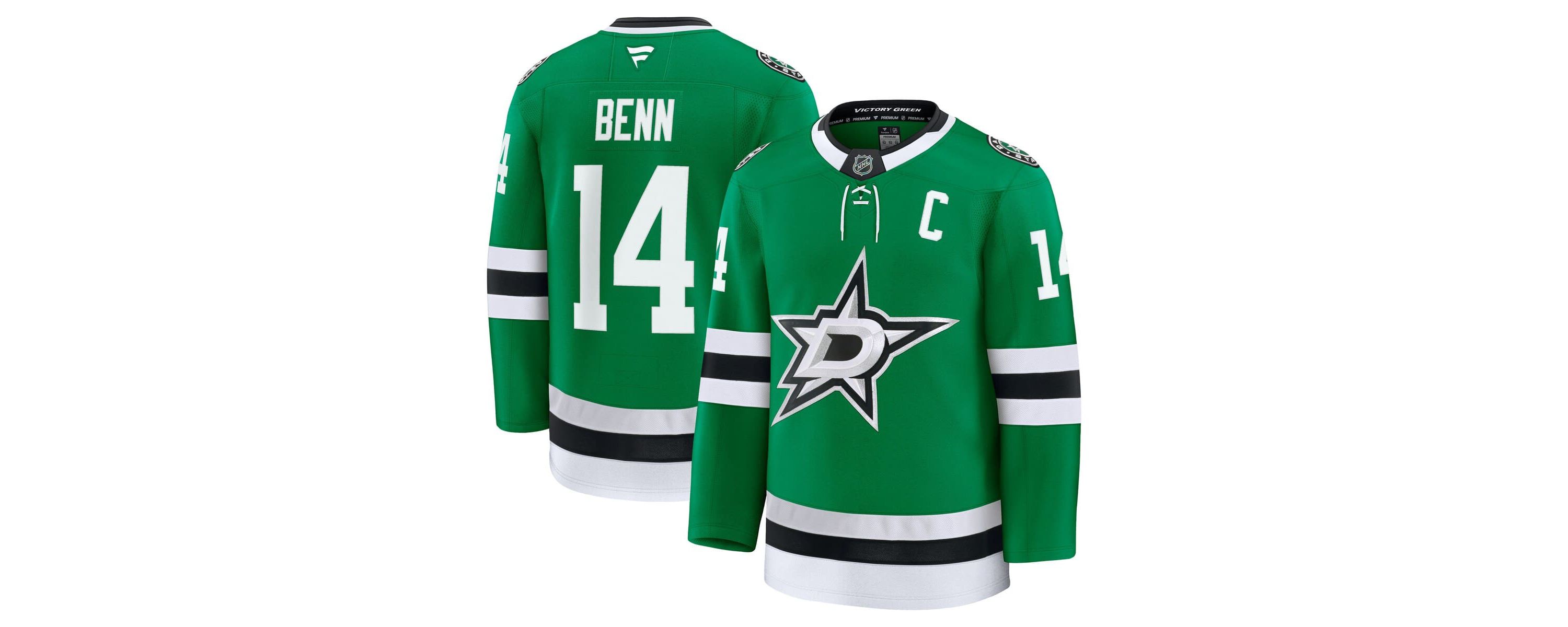 NHL Fanatics Jamie Benn Kelly Dallas Stars Home Premium Jersey