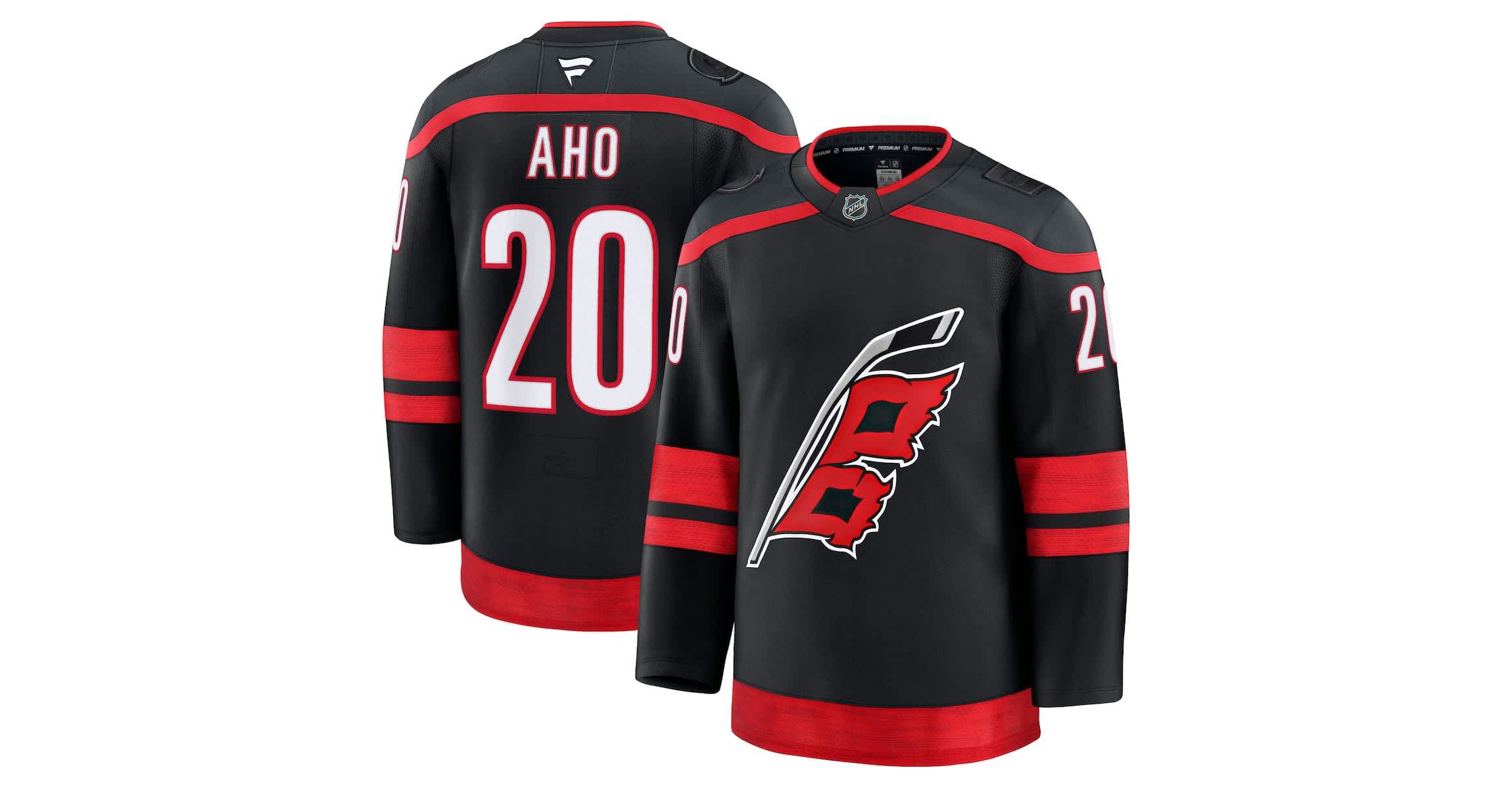 NHL Fanatics Sebastian Aho Carolina Hurricanes Home Premium Jersey