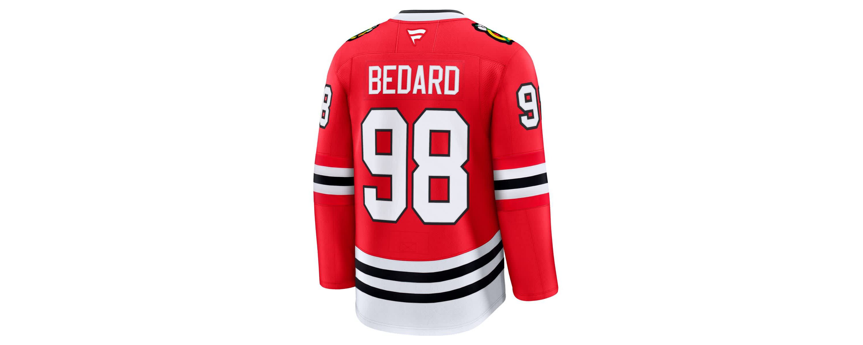 NHL Fanatics Connor Bedard Chicago Blackhawks Home Premium Jersey