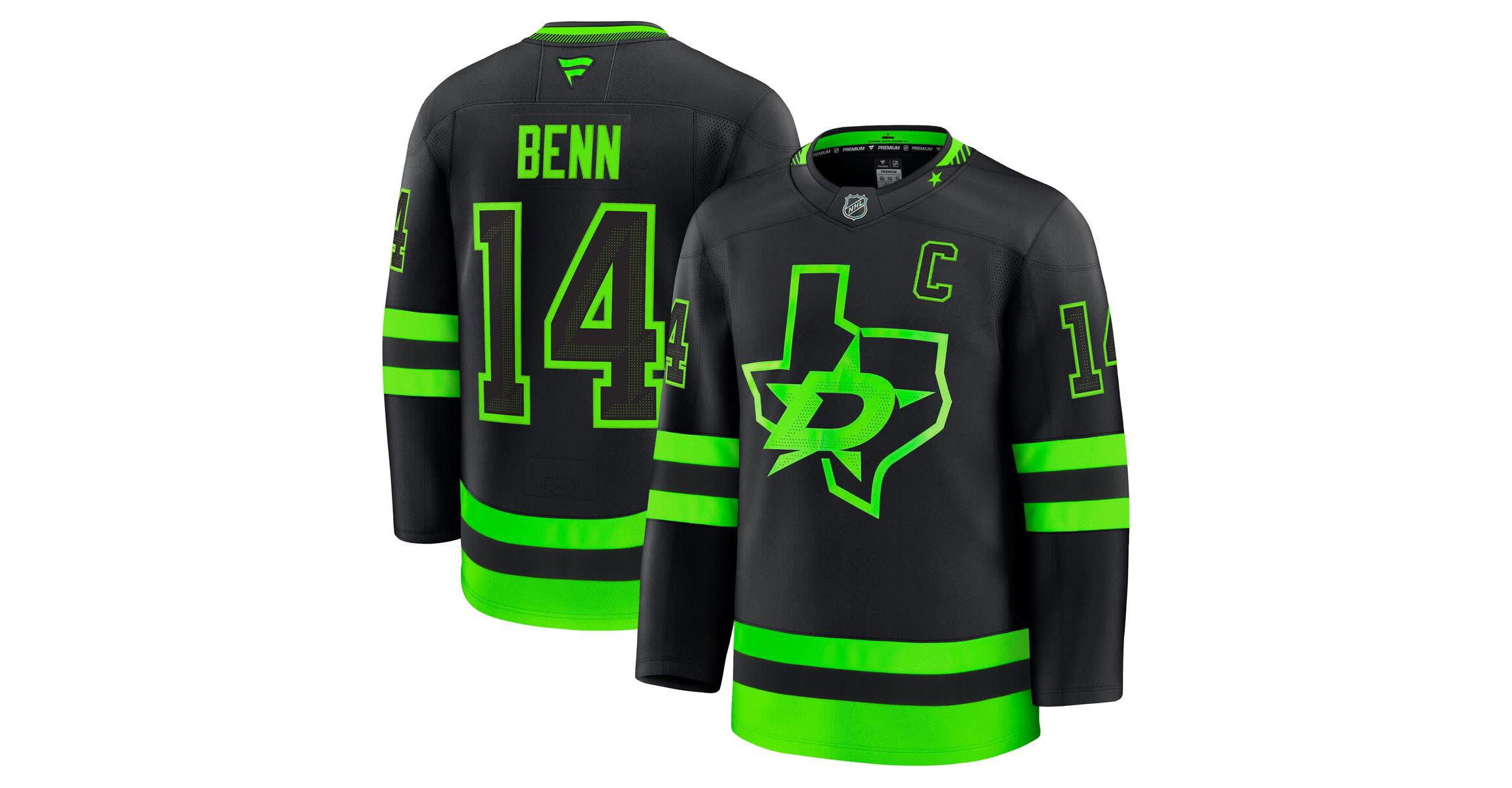 NHL Fanatics Jamie Benn Dallas Stars Alternate Premium Jersey