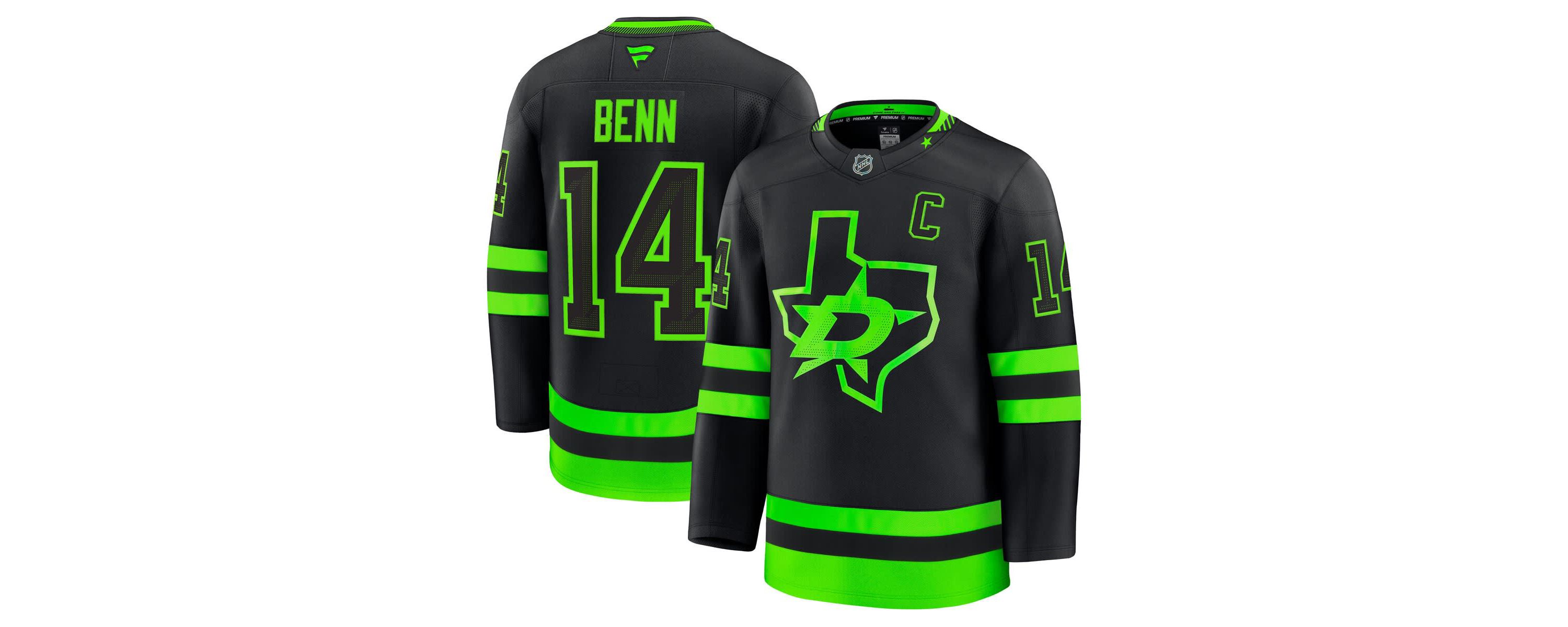 NHL Fanatics Jamie Benn Dallas Stars Alternate Premium Jersey