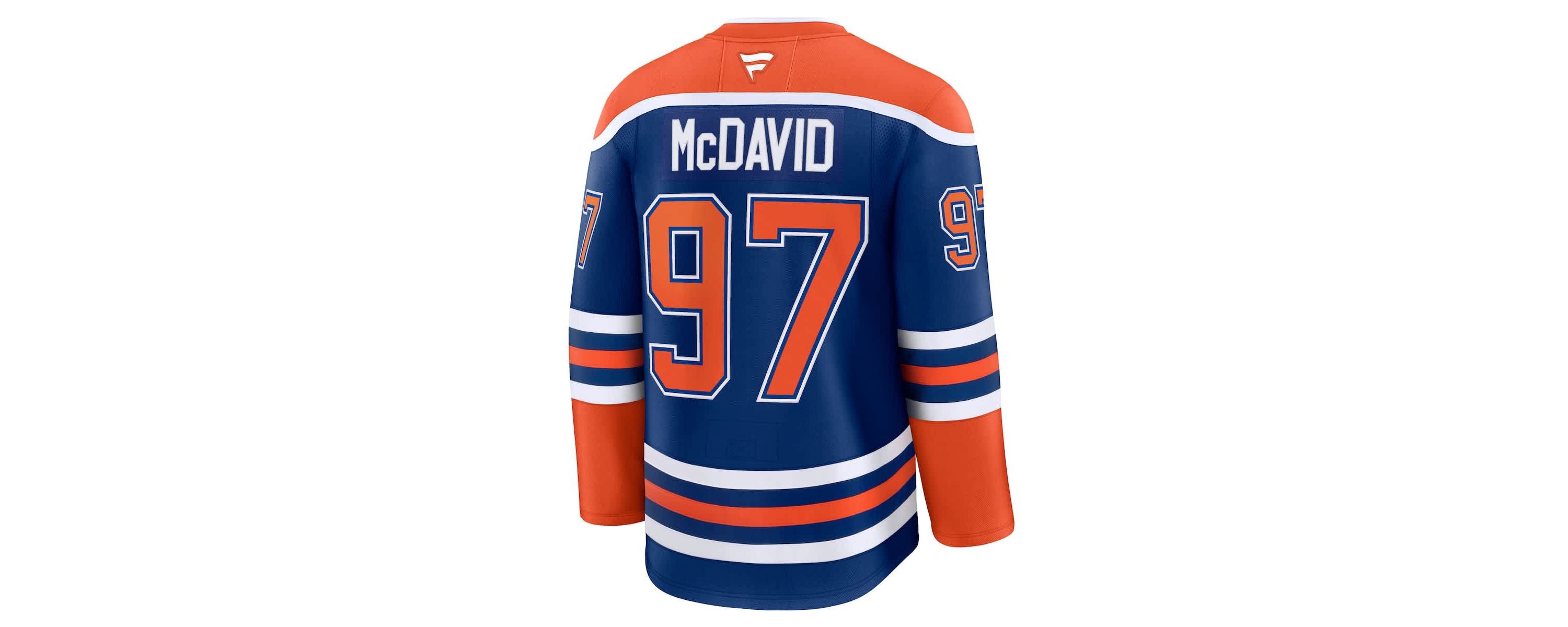 NHL Fanatics Connor McDavid Edmonton Oilers Home Premium Jersey
