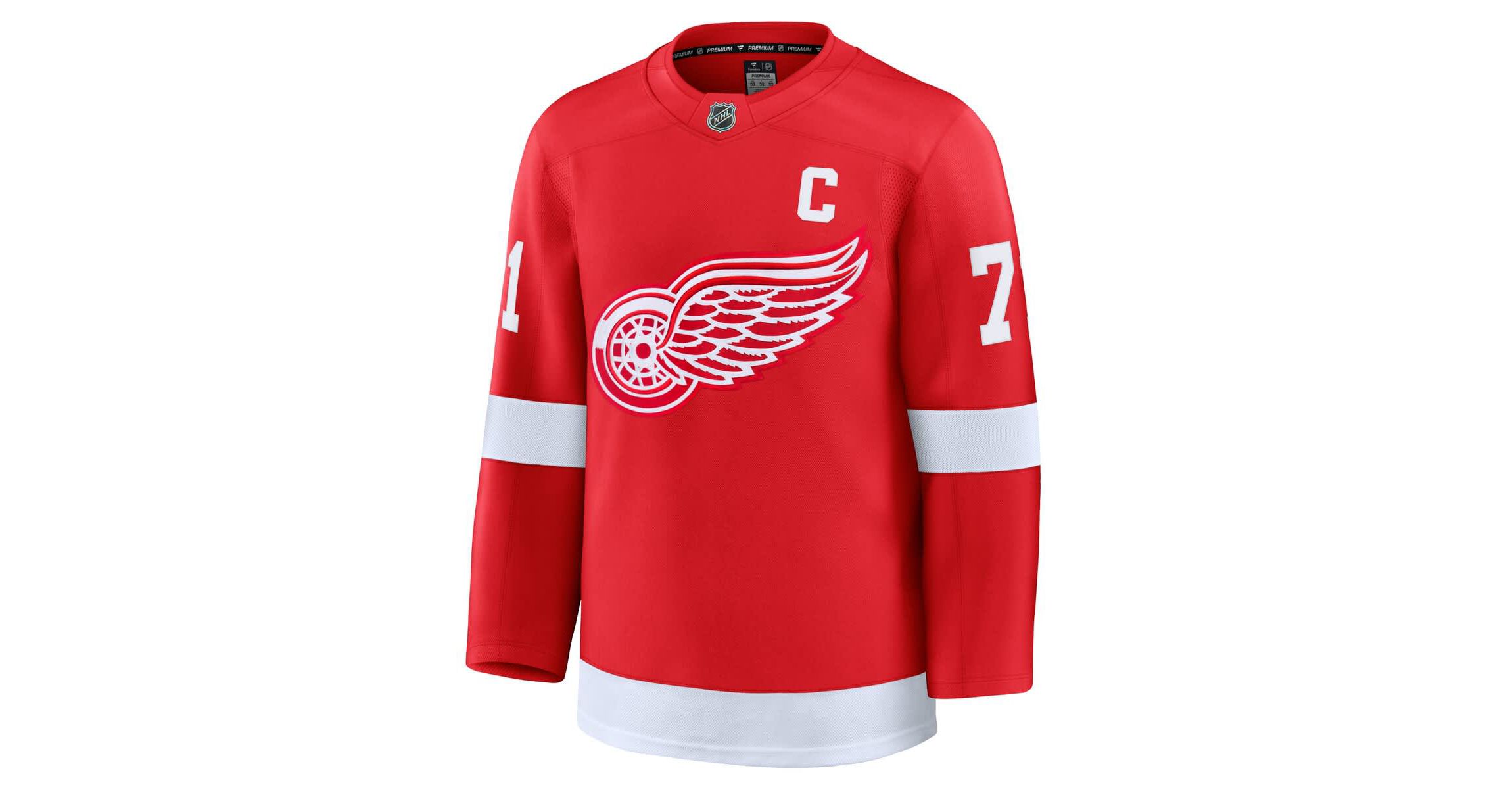 NHL Fanatics Dylan Larkin Detroit Wings Home Premium Jersey