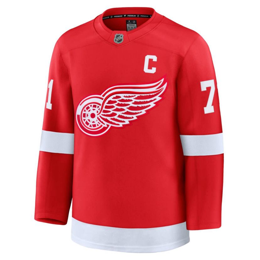 NHL Fanatics Dylan Larkin Detroit Wings Home Premium Jersey