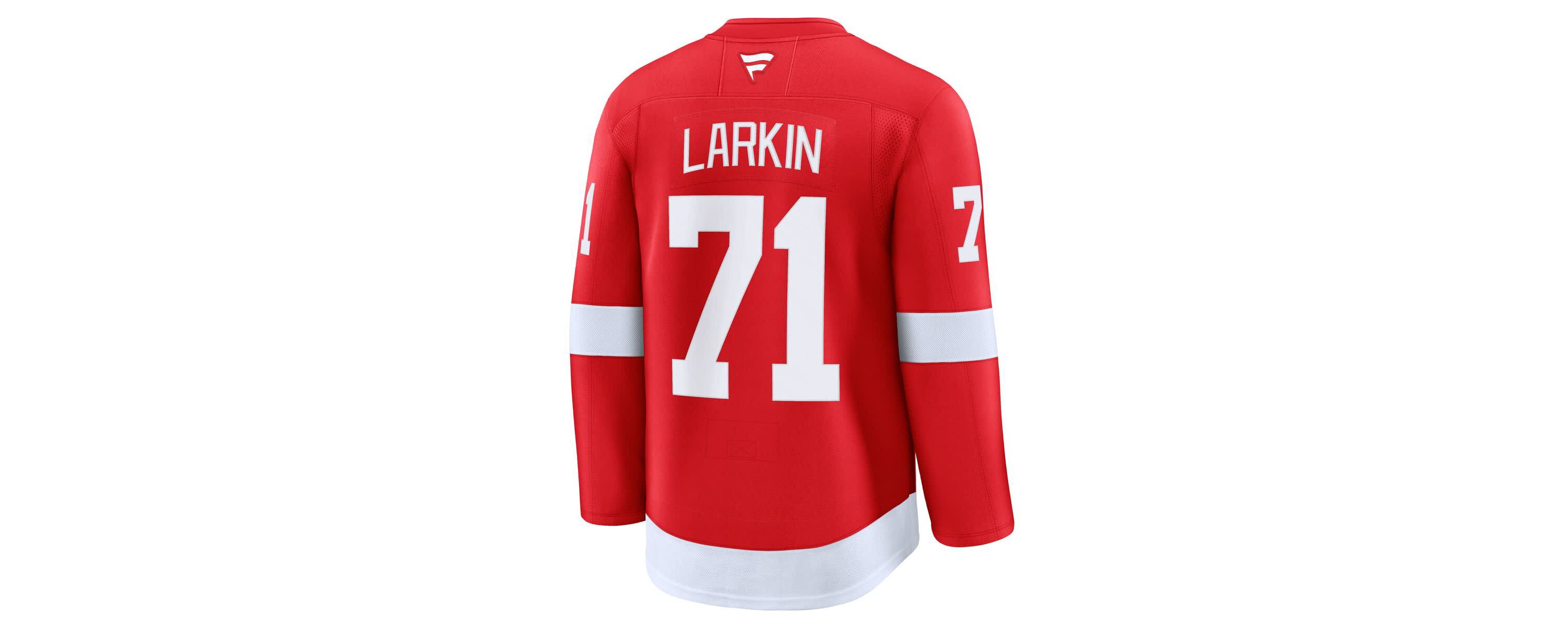 NHL Fanatics Dylan Larkin Detroit Wings Home Premium Jersey