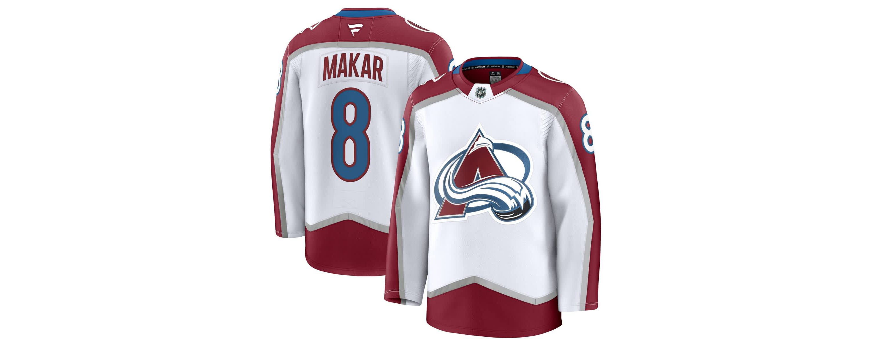 NHL Fanatics Cale Makar Colorado Avalanche Away Premium Jersey