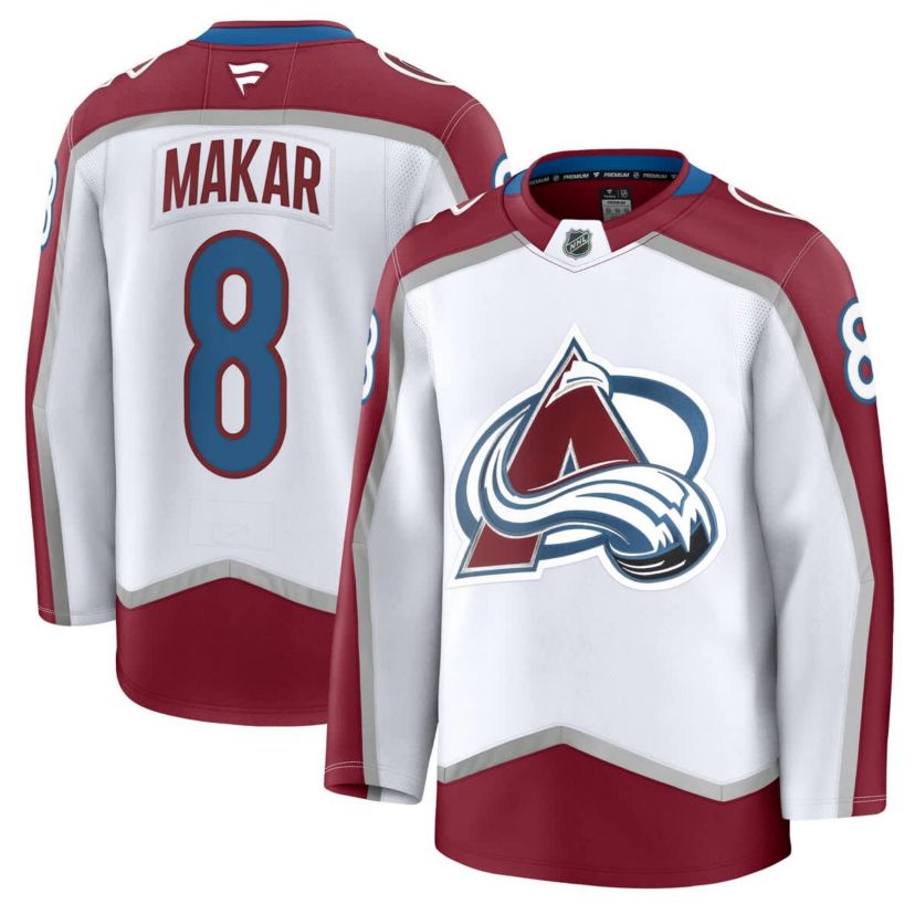 NHL Fanatics Cale Makar Colorado Avalanche Away Premium Jersey