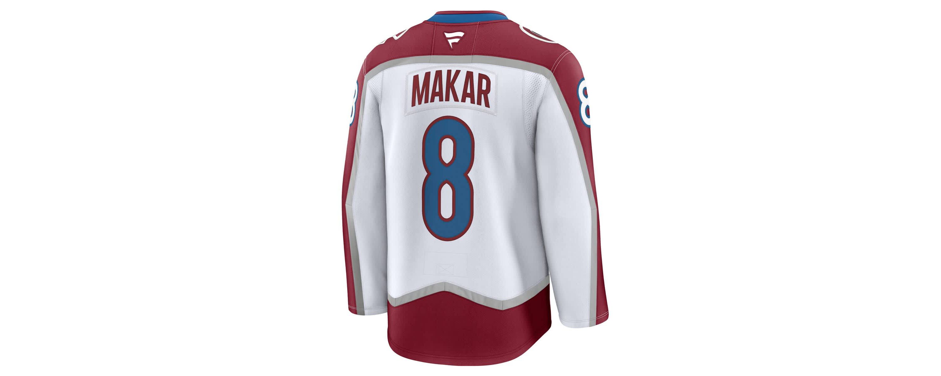 NHL Fanatics Cale Makar Colorado Avalanche Away Premium Jersey