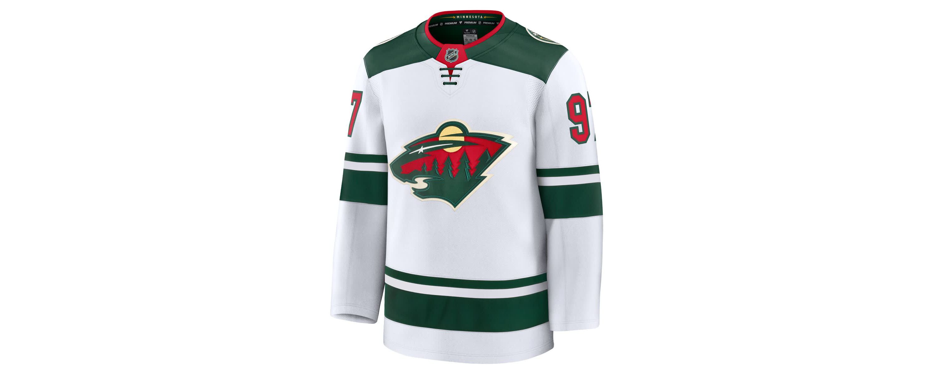 NHL Fanatics Kirill Kaprizov Minnesota Wild Away Premium Jersey