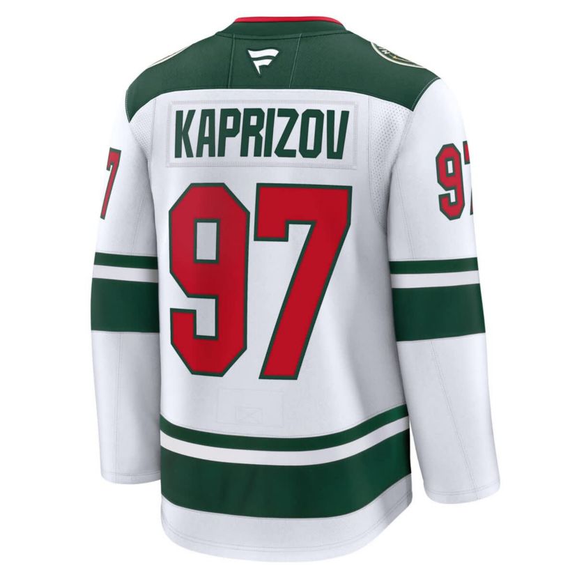 NHL Fanatics Kirill Kaprizov Minnesota Wild Away Premium Jersey