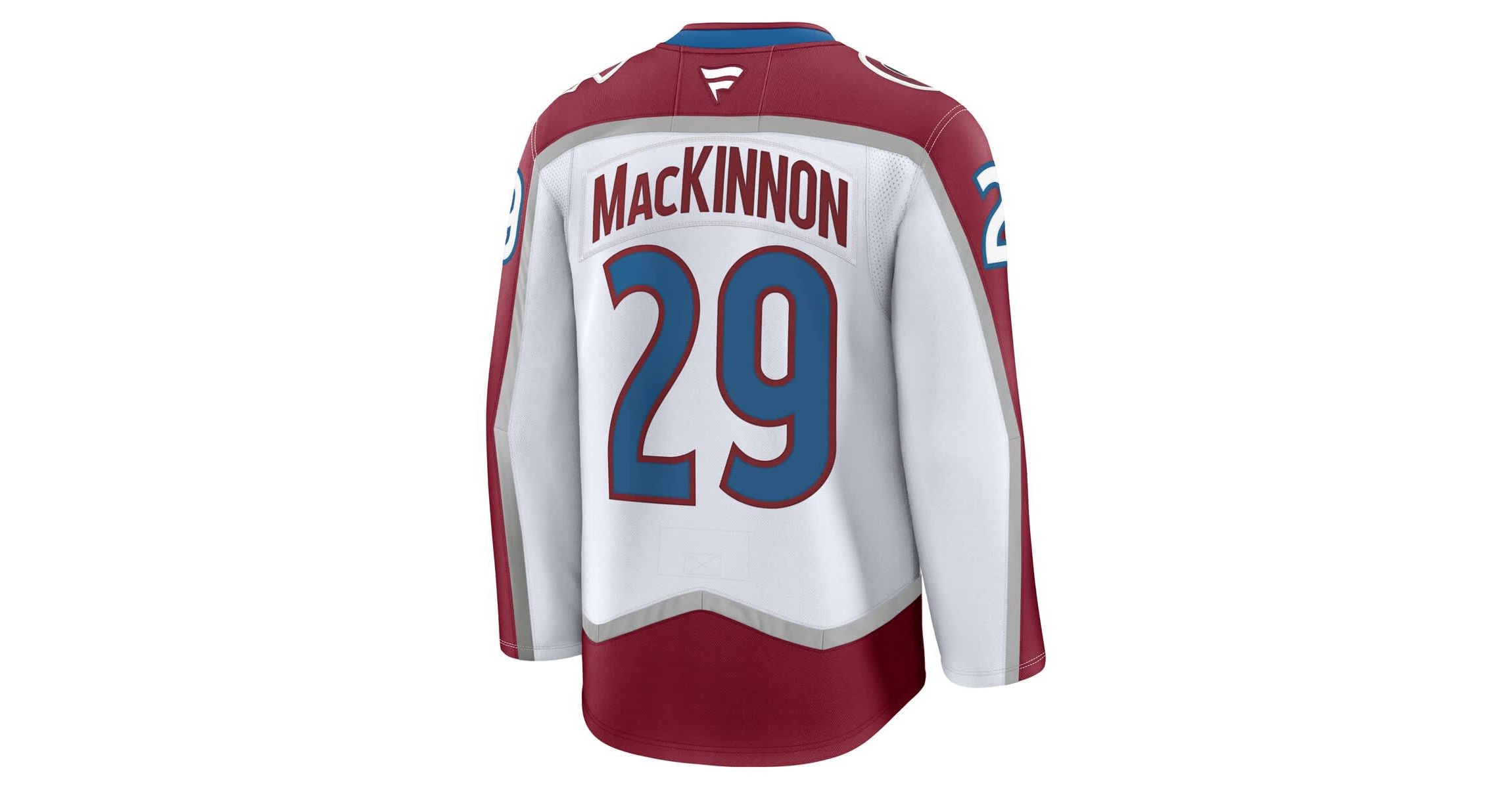 NHL Fanatics Nathan MacKinnon Colorado Avalanche Away Premium Jersey
