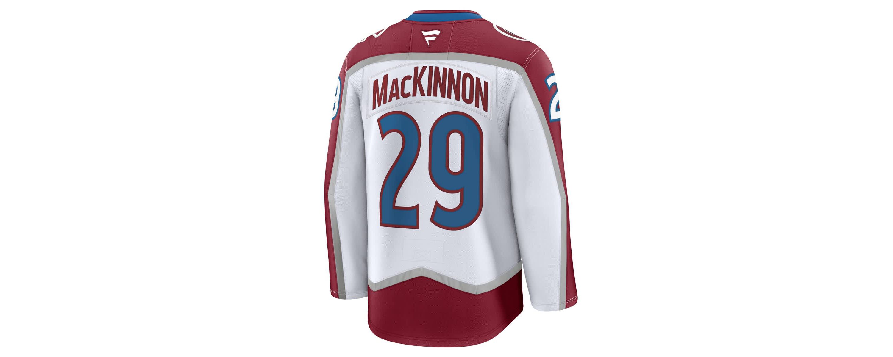 NHL Fanatics Nathan MacKinnon Colorado Avalanche Away Premium Jersey